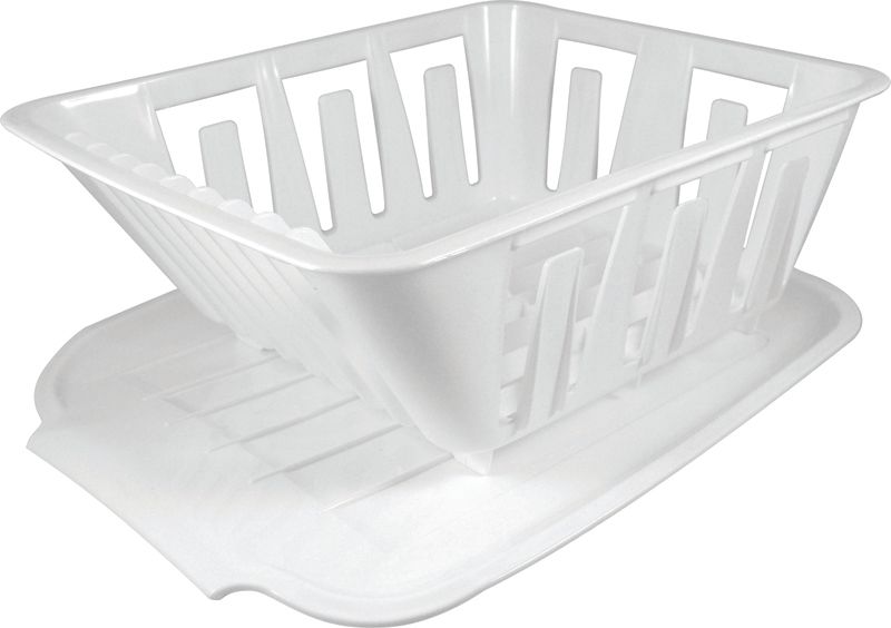 Mini Dish Drainer, White