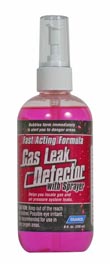 Gas Leak Detector, 8oz Spray
