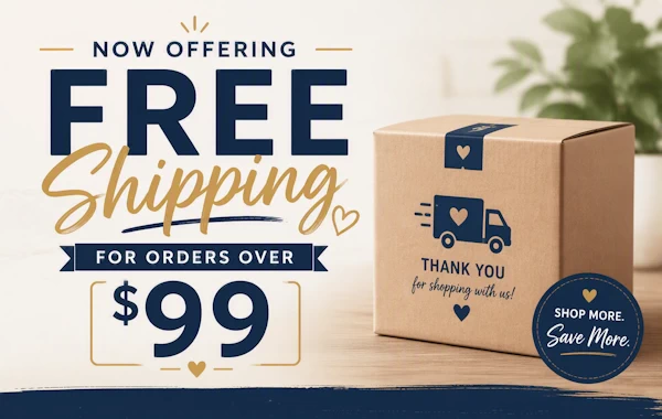 Free Shipping for Orders Over $99
