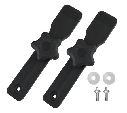 Awning Canopy Clamp, Black 2Pk