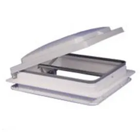 GALV METAL BASE WHITE VENT LID