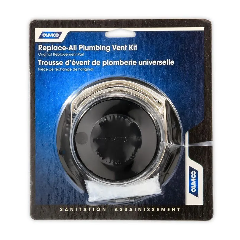 Replace-All Plumb Vent Kit Blk