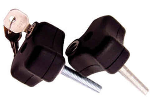 RV/Mobile Home Door Knob Set, Bras