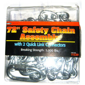 SFTY CHAIN 6FT, 3/8