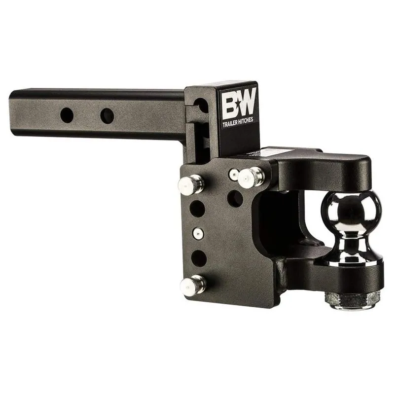 Pintle 2.5in Dual Ball Blk 6.5