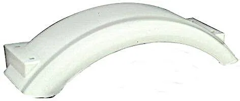 Plastic Fender 8" To 12" Wht