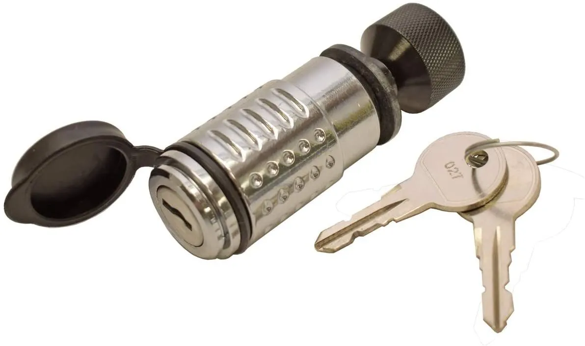 Spare Tire Lock 1/2" pin; adju