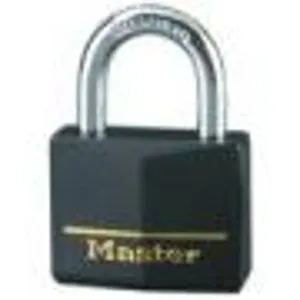 PADLOCK 1-9/16 BLACK VINYL