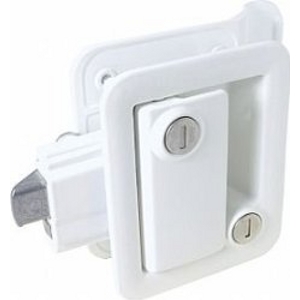 Bauer Main Door Lock, White