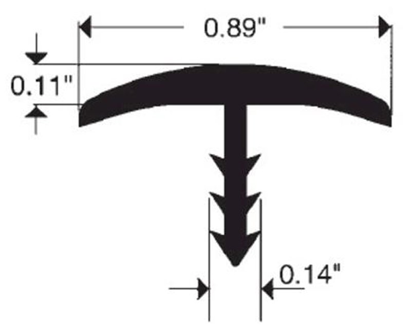 Product Detail For T Molding Soft White