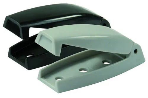 Baggage Door Catch, Black 2 Pk