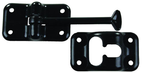 T Door Holder 3-1/2in Blk