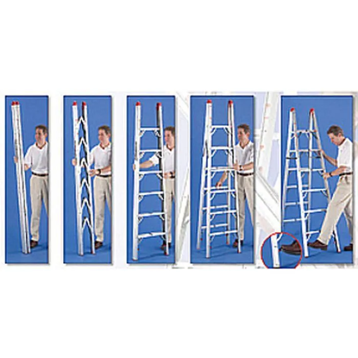 COMPACT FOLDING 7' LADDER