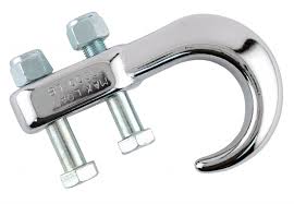 Tow Hook, Chrome 10,000 Lb