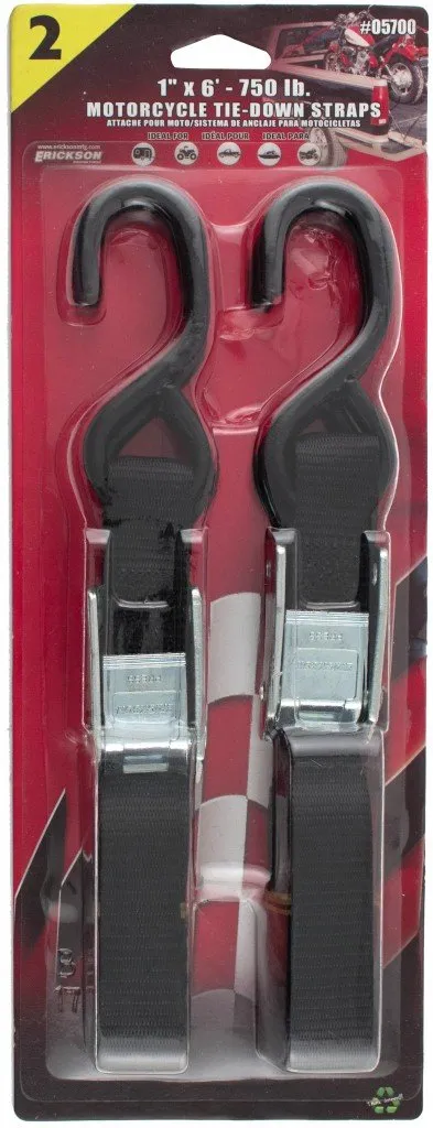 MOTORCYCLE CAM STRAP 1"x6"