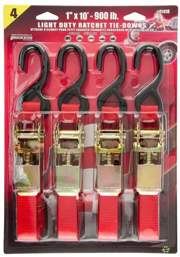 RATCHET 900# 1"x10" 4-PK