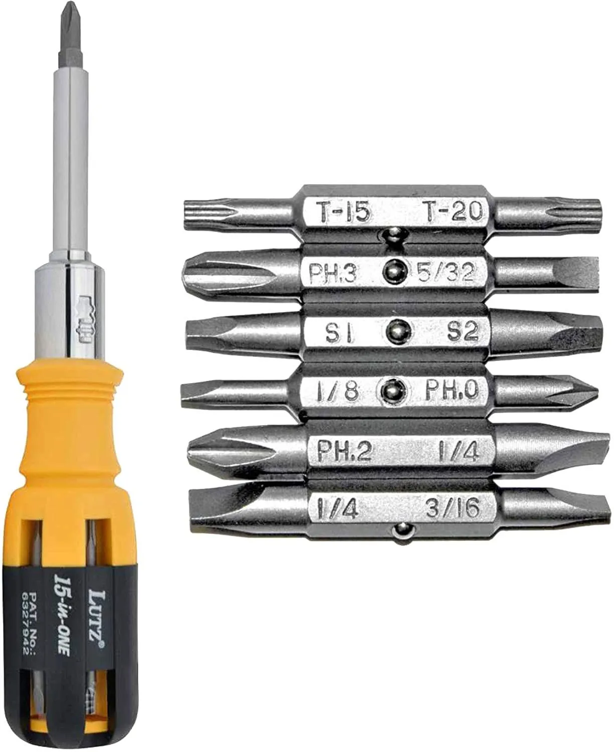 SCREWDRIVER 15-IN-1 YELLOW