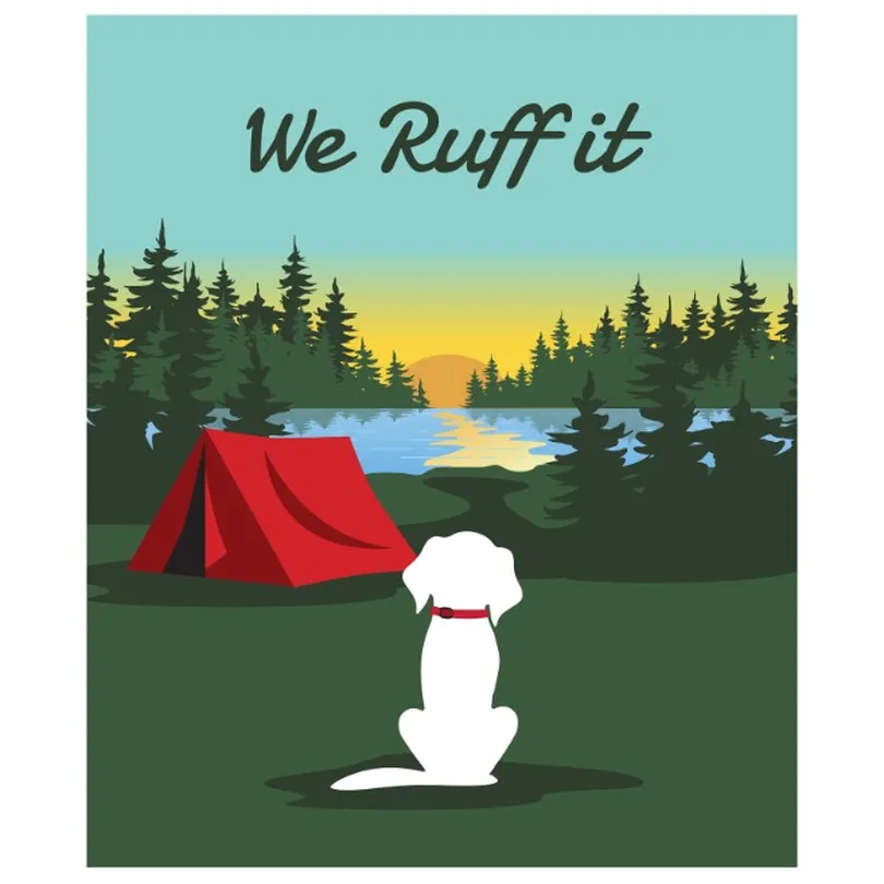 OUTDOOR DOG RUFF IT FLEECE BLA