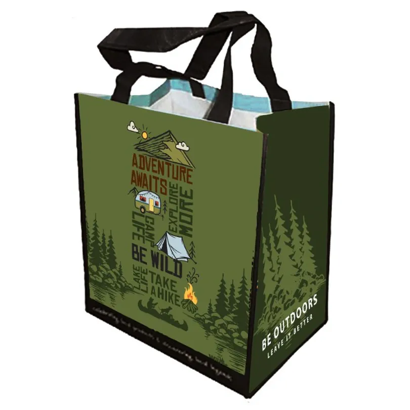 ADVENTURE AWAITS SHOPPING BAG