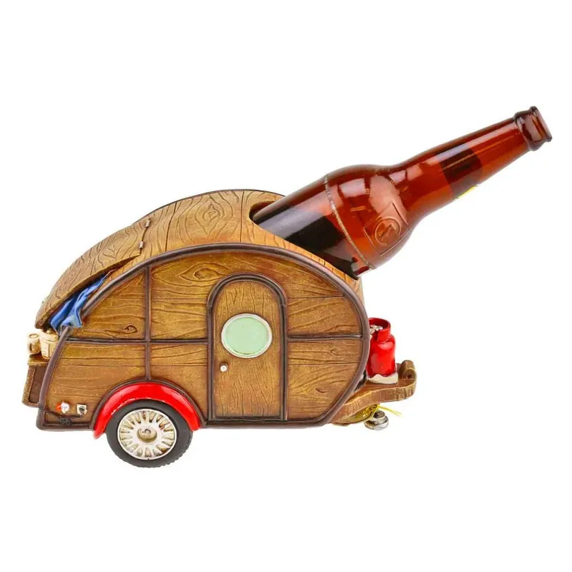 WOODY CAMPER WINE HOLDER ASST