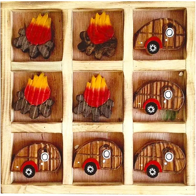 TIC TAC TOE CAMPFIRE/CAMPER