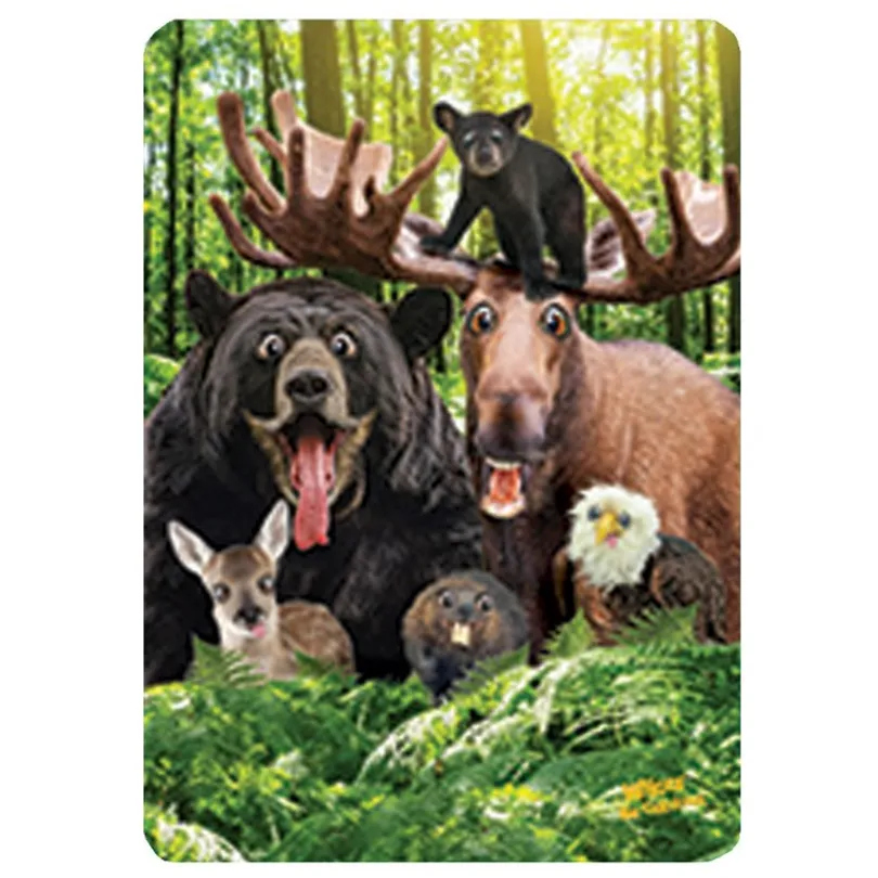 WILDLIFE SELFIE PLAYING CARDS