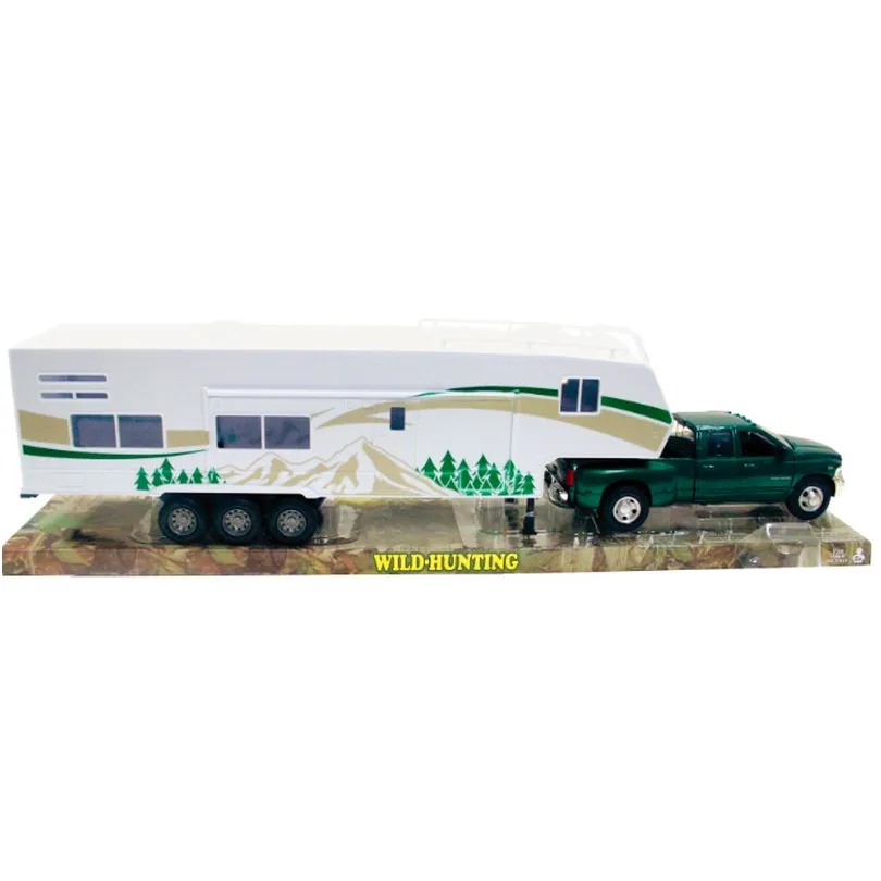 DIE CAST PICK UP TRUCK W/ CAMP