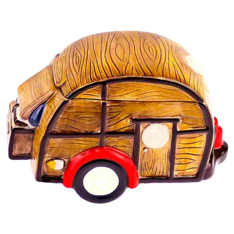 WOODY CAMPER COOKIE JAR