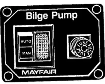 DASH MNTD AUTO BILGE PUMP SWT