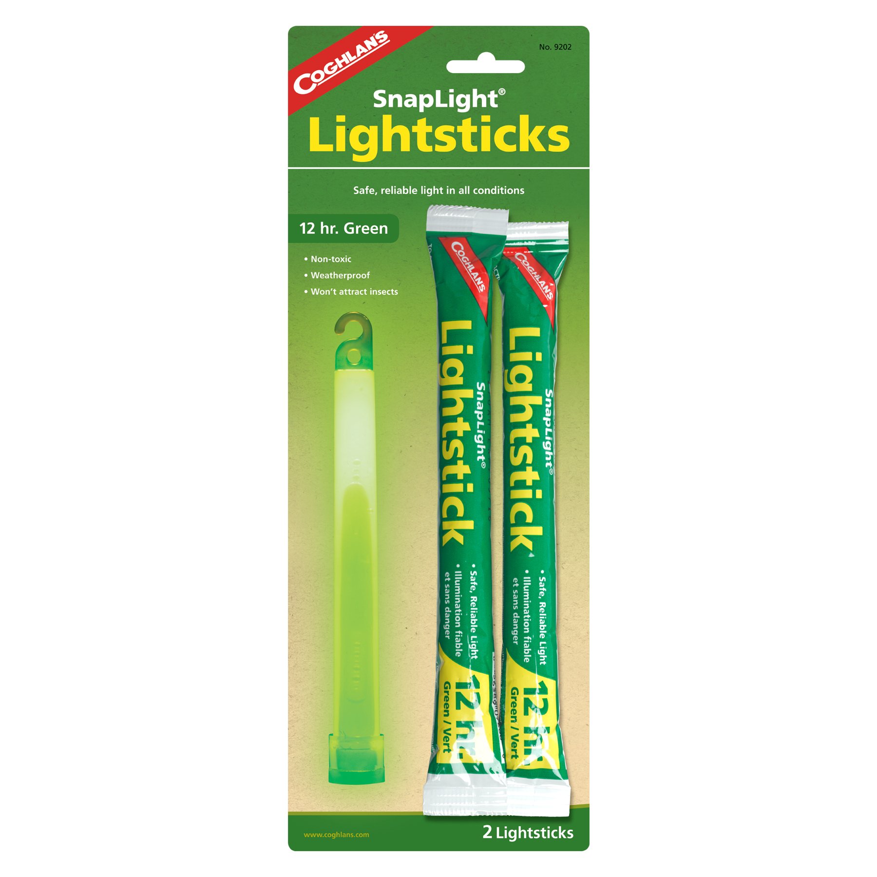 Lightsticks, Green 2 Pk