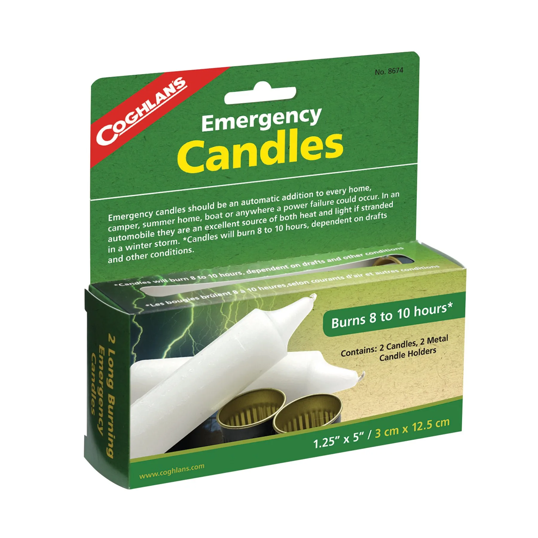 EMERGENCY CANDLES 2 PK