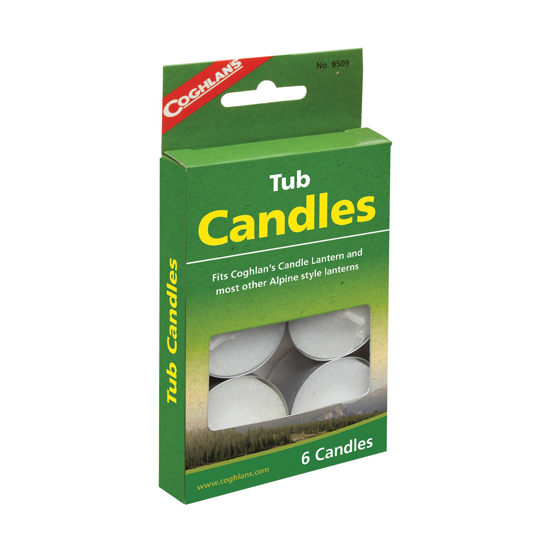 CANDLE,TUB 6 PACK