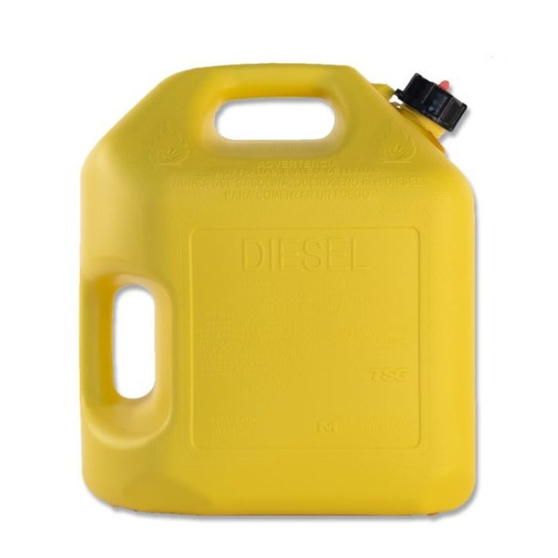 DIESEL CAN 5 GALLON, YELLOW