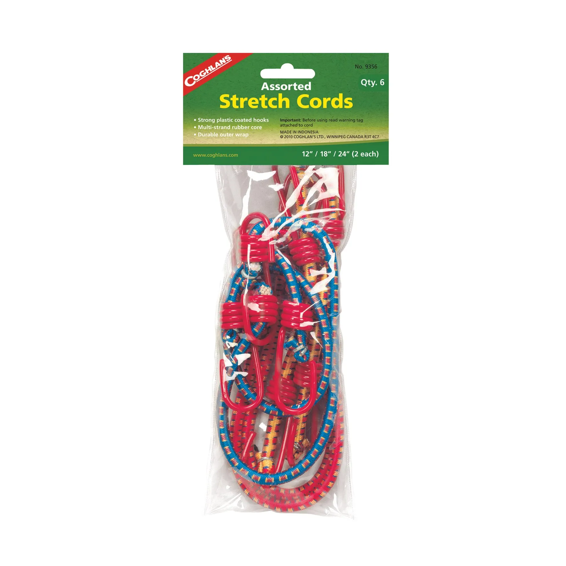 STRETCH CORDS 6PK