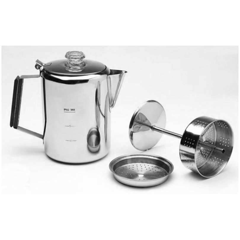 Stainless Steel Percolator Coffee Pot 9 Cups