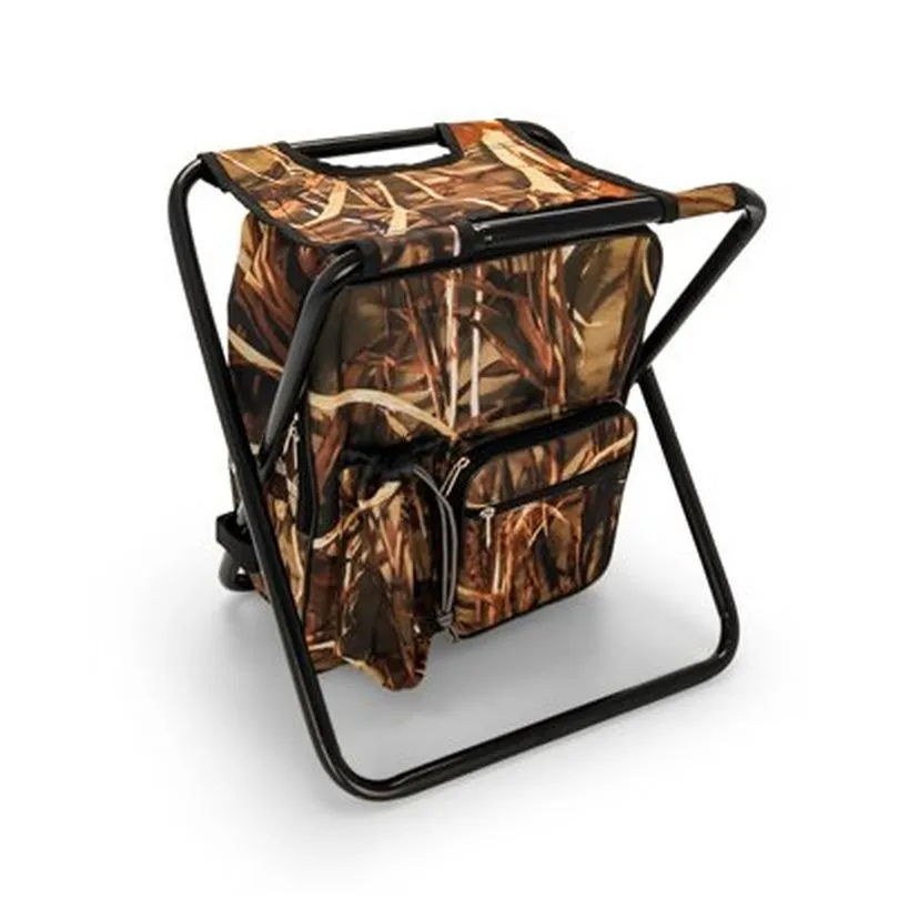 Camp Stool Backpack Cooler -Ca