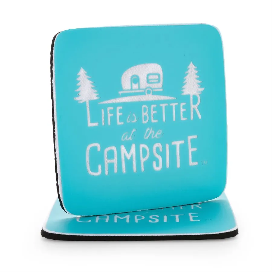 Coasters, Neoprene, LIBATC Blu