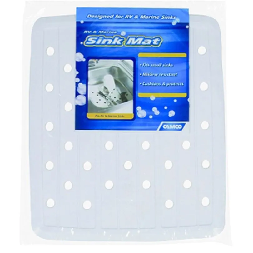 Sink Mat RV Wht 10 x 11-3/4