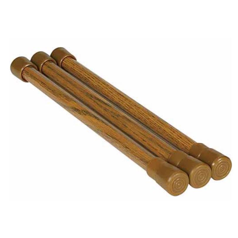 Cupboard Bars 3/Pk Oak 10