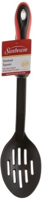Slotted Spoon - Red Accent
