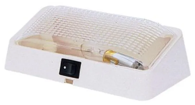 Porch Light w/Switch Clear