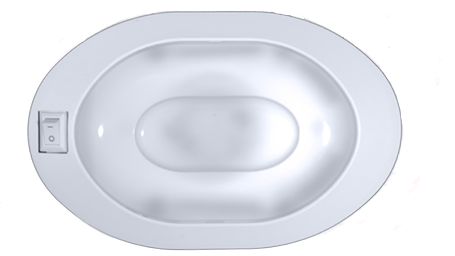 LED SINGLE OVAL INT LIGHT