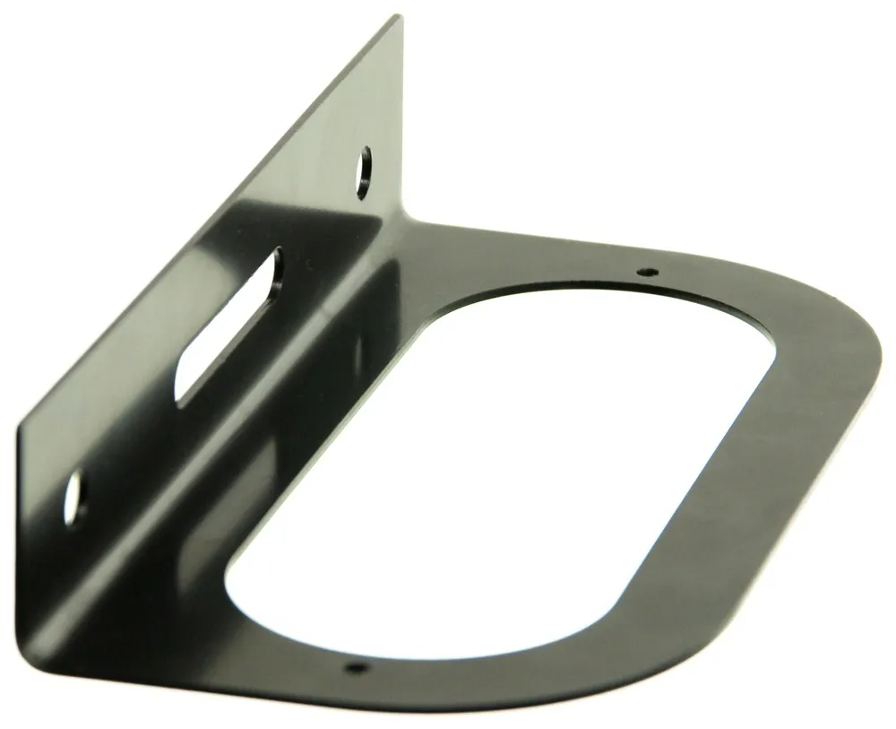 BRACKET STEEL BLACK FOR 6"OVAL