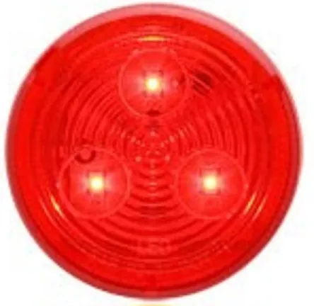 LED MARK LIGHT; 2 1/2"RED