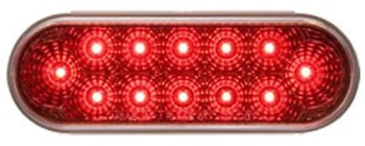 6" OVAL Taillight 12 diode