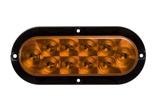 10 LED OVAL PARK/TURN;FLANGE;A