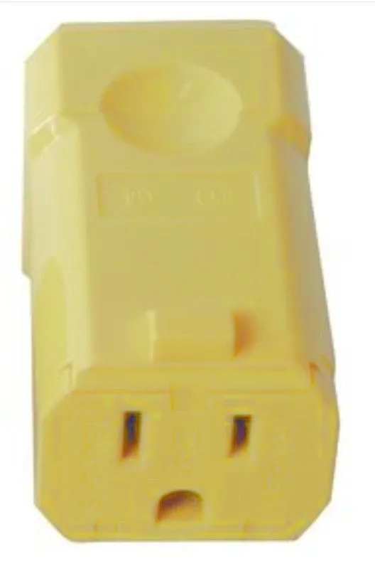 Female Plug 3 wire yellow qui