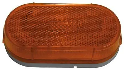2" x 4" Amber Oval Marker Lamp