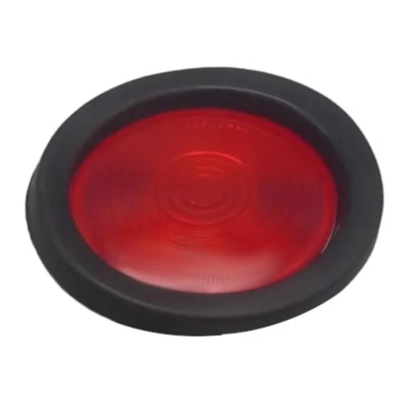Red 4" Round Grommet Mount Lam