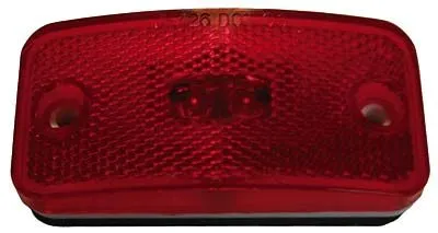 Red LED Marker Lamp with White